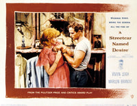 A Streetcar Named Desire Movie Poster featuring Vivien Leigh and Marlon Brando