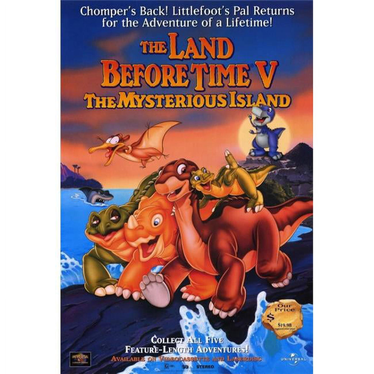 The Land Before Time V: The Mysterious Island Movie Poster Print