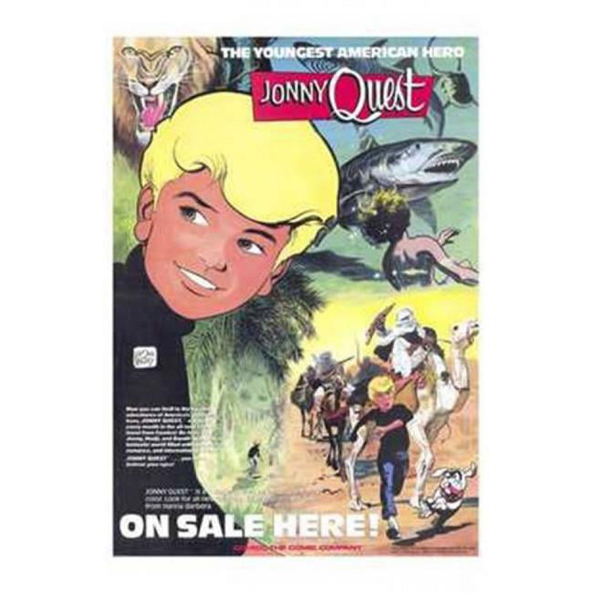 Jonny Quest Comic Movie Poster in 11x17 size