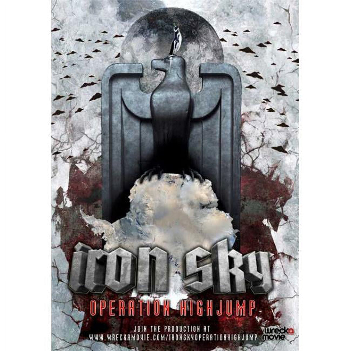 Iron Sky Movie Poster Print - Sci-fi film poster in vibrant colors