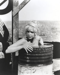 Stella Stevens classic portrait photo print bathing in drum.