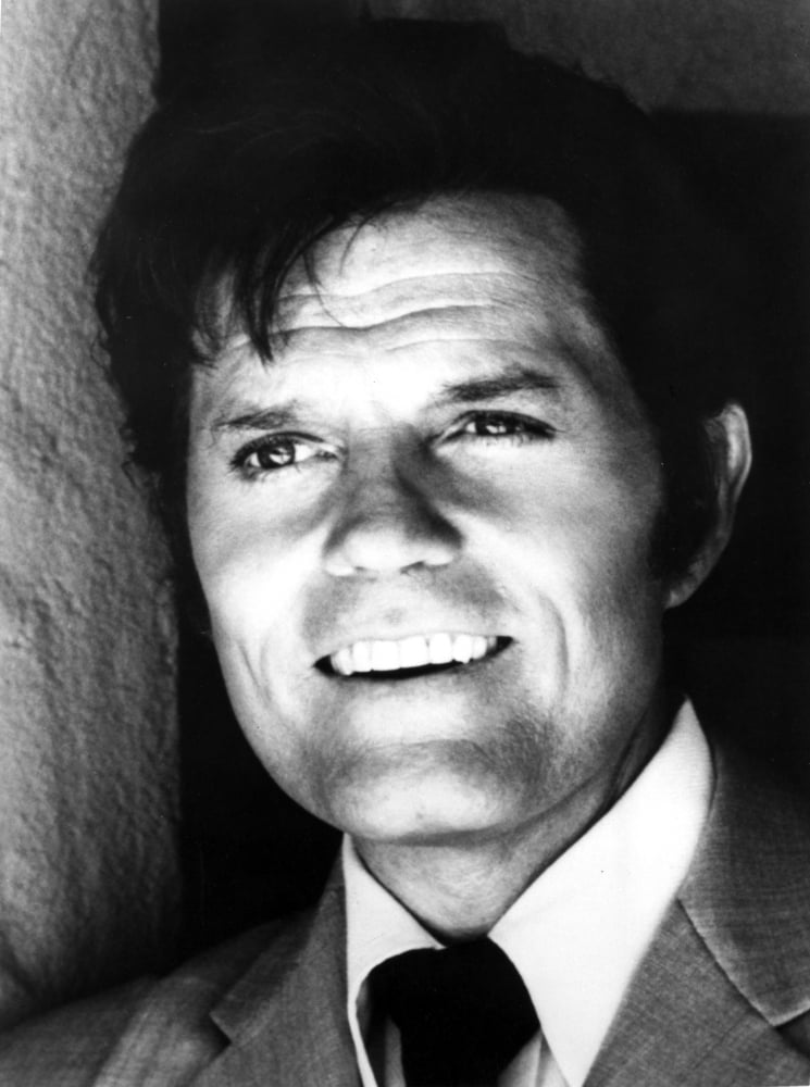 Jack Lord smiling photo print, perfect for home décor.