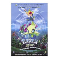 Pokemon 4Ever Movie Poster in vibrant colors, measuring 11x17 inches.