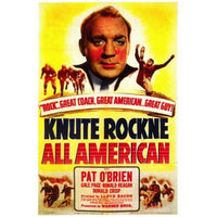 Knute Rockne All American movie poster print in 27x40 size.