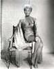 Lana Turner black and white photo print in a sitting pose