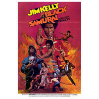 Black Samurai Movie Poster Print - 27x40 size featuring vibrant colors and dynamic imagery.