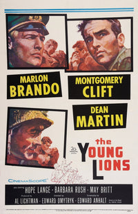 The Young Lions movie poster print, available in multiple sizes.