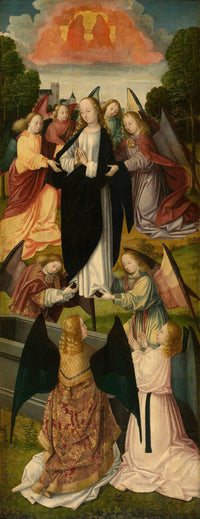 The Assumption of Mary fine art poster print by Meester van de Amsterdamse Dood van Maria.