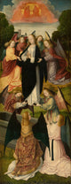 The Assumption of Mary fine art poster print by Meester van de Amsterdamse Dood van Maria.