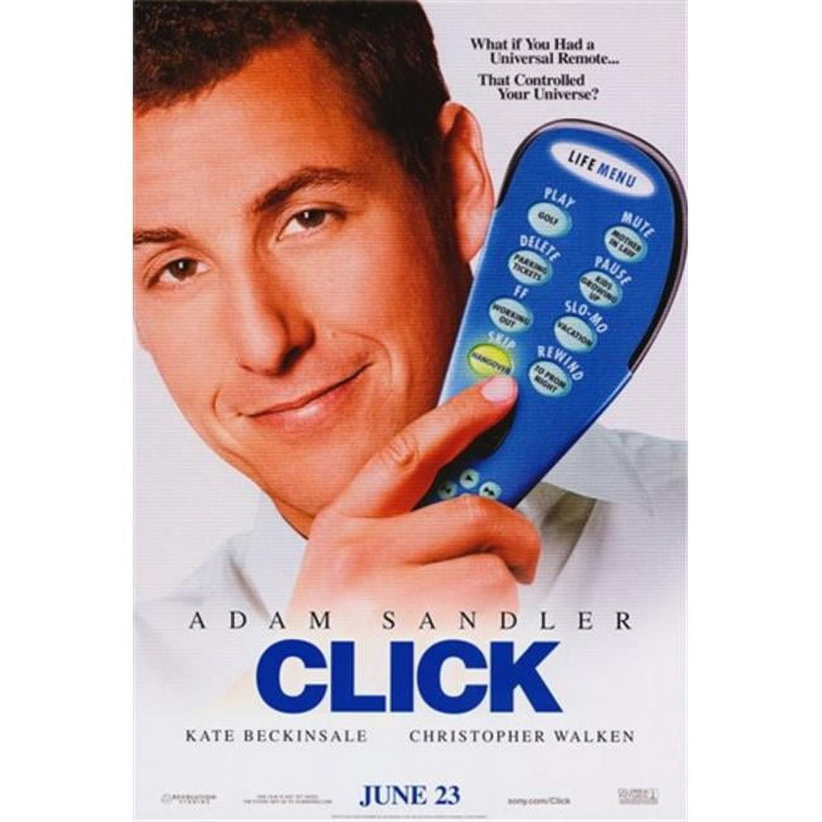 Click Movie Poster 11x17 Print showcasing vibrant colors and detailed design.