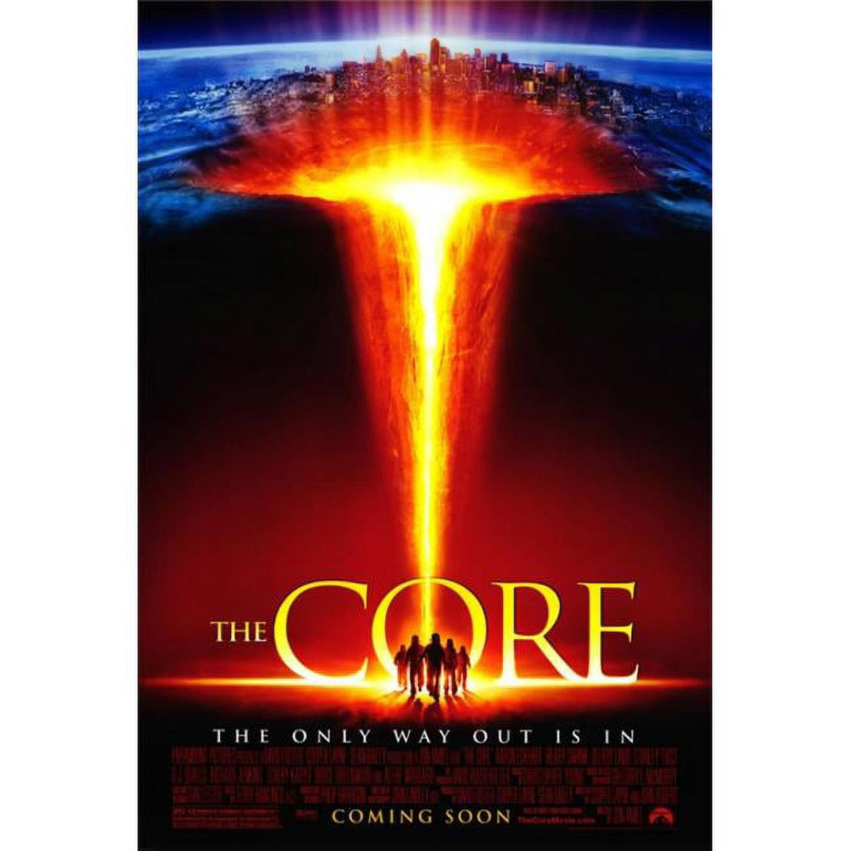 The Core Movie Poster Print 27x40 - vibrant film poster