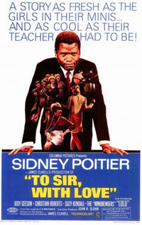 To Sir with Love Movie Poster - 11x17 Print, classic film poster.