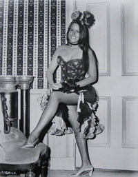 Barbara Hershey Fishnets Photo Print showcasing elegance and style.