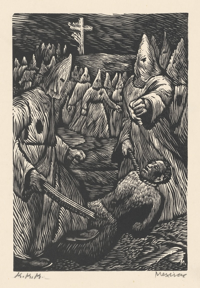 K.K.K. Poster Print by Adolfo Mexiac - 1927 artwork