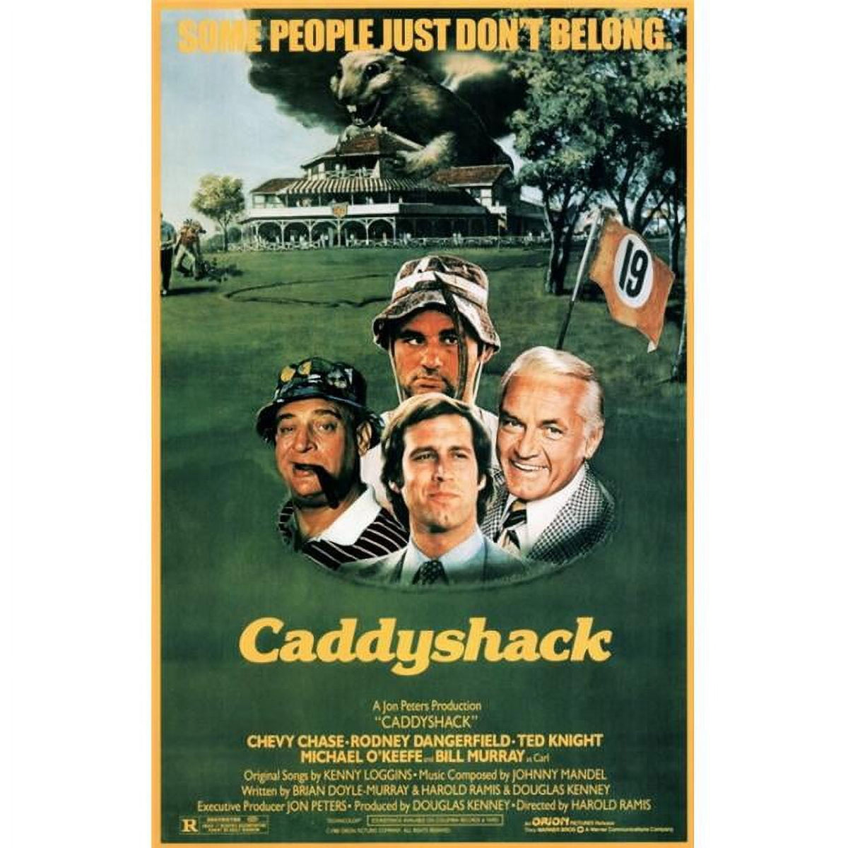 Caddyshack Movie Poster Print in 27x40 size