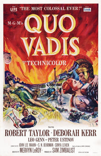 Quo Vadis Movie Masterprint Poster featuring Deborah Kerr and Robert Taylor (11 x 17)