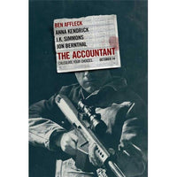 The Accountant Movie Poster - 27x40 Print showcasing a thrilling finance-themed storyline.