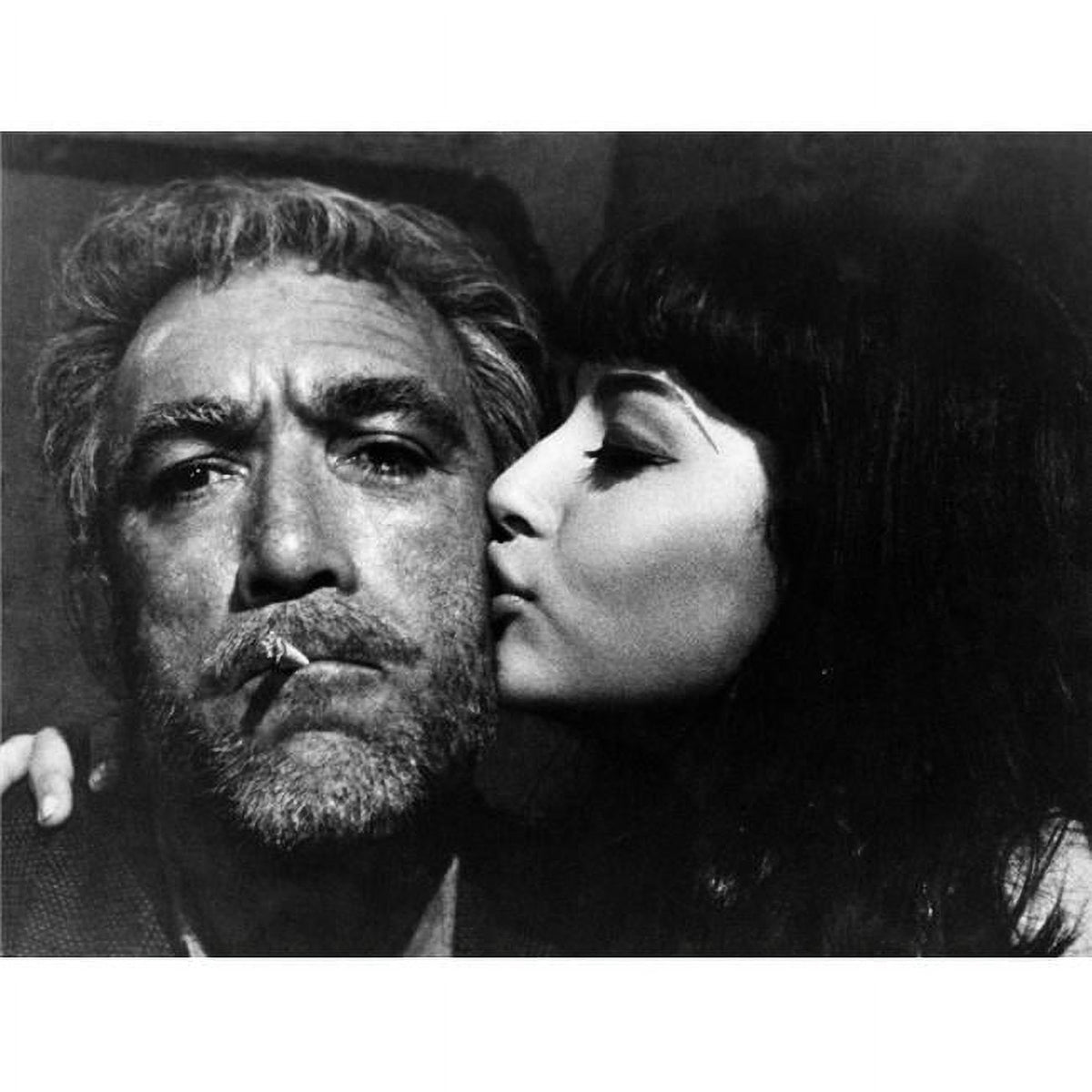 Zorba The Greek photo poster print featuring Anthony Quinn and Eleni Anousaki, 1964 film memorabilia.