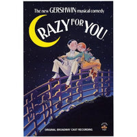 'Crazy For You' movie poster print, vibrant colors and romantic imagery