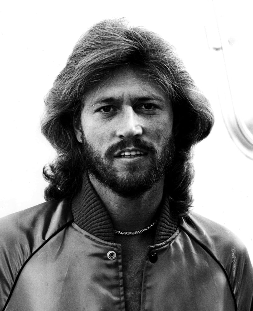 Barry Gibb iconic photo print showcasing the music legend.
