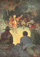 Harper's Pictorial World War Talks from Scout-master Poster Print by Norman Rockwell, 8x10