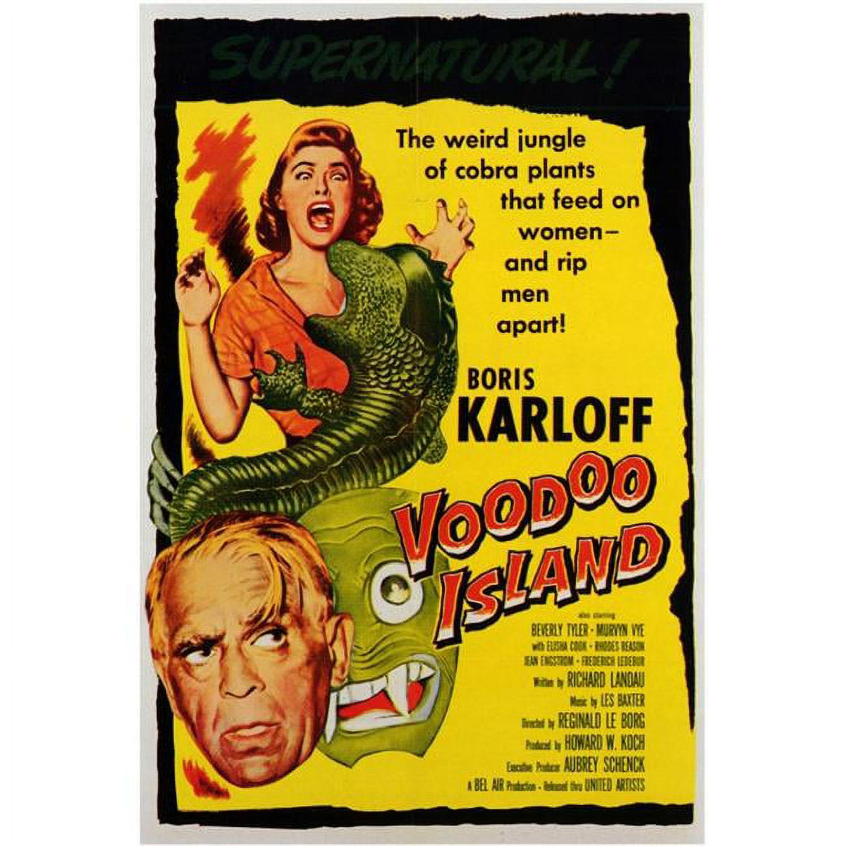 Voodoo Island Movie Poster Print 27x40