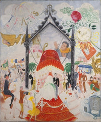 The Cathedrals of Fifth Avenue art print by Florine Stettheimer, 8x10