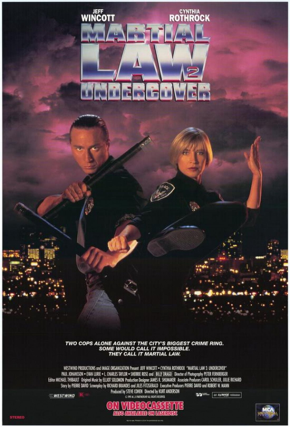 Martial Law II Undercover Movie Poster 11x17 Print