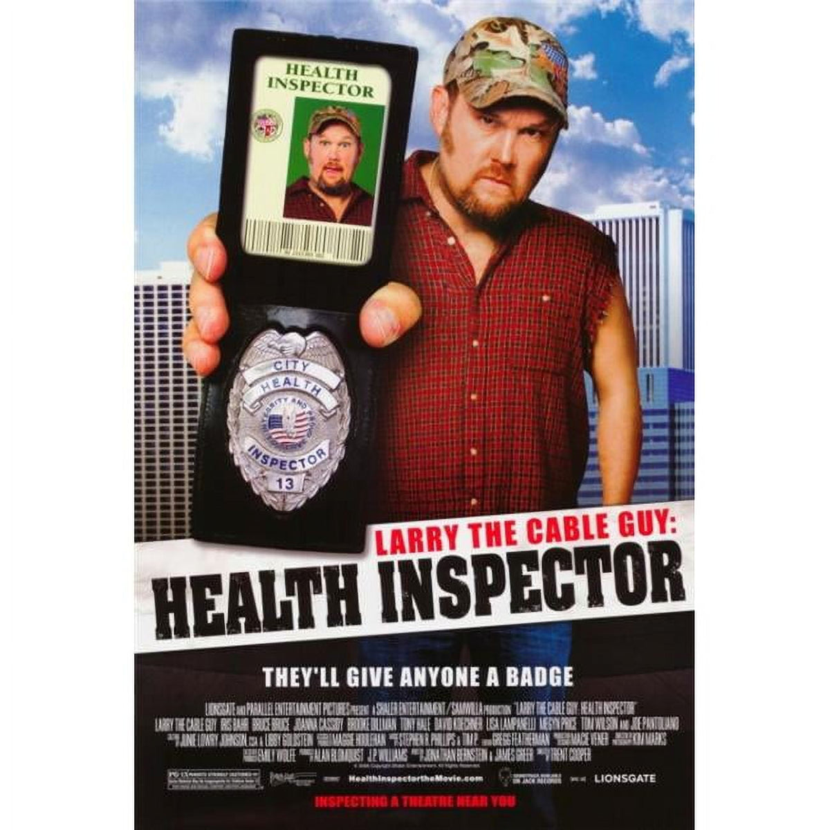 Larry the Cable Guy Health Inspector movie poster print 27x40.