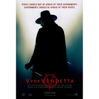 V for Vendetta movie poster print in 27x40 size.