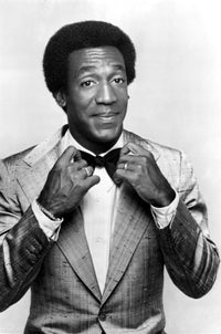 Bill Cosby adjusting his bow tie photo print