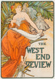The West End Review Art Print by Alphonse Mucha, 1897 poster