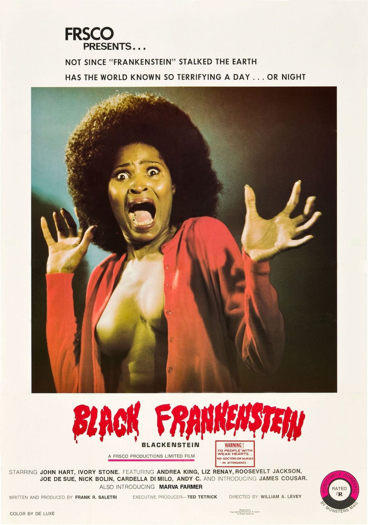 Black Frankenstein (Aka Blackenstein) Movie Masterprint Poster Print