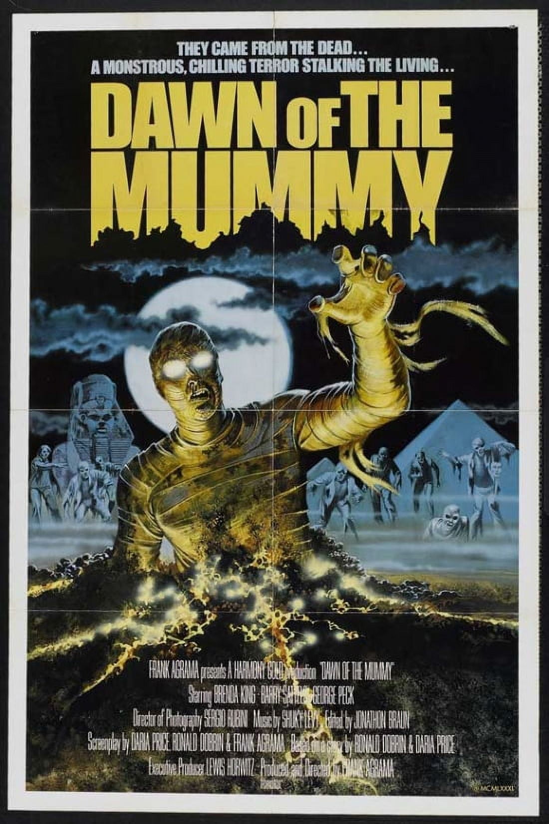 Dawn of the Mummy Movie Poster 11x17 - horror film art