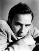 Marlon Brando early 1950s photo print showcasing classic Hollywood style.