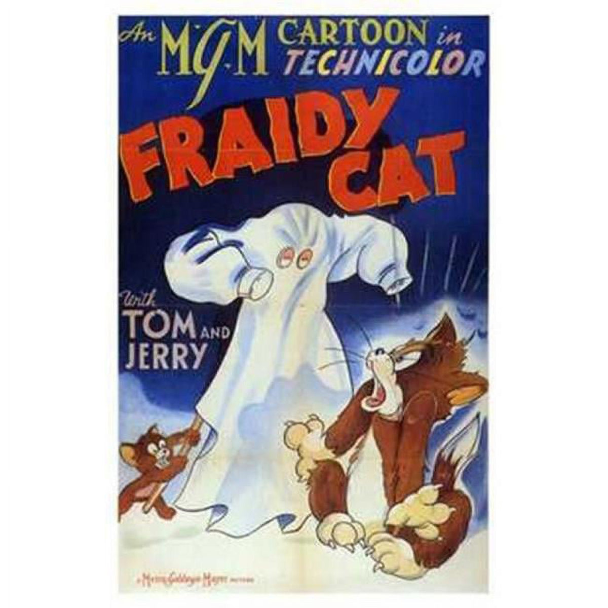 Fraidy Cat movie poster print in 11x17 size.