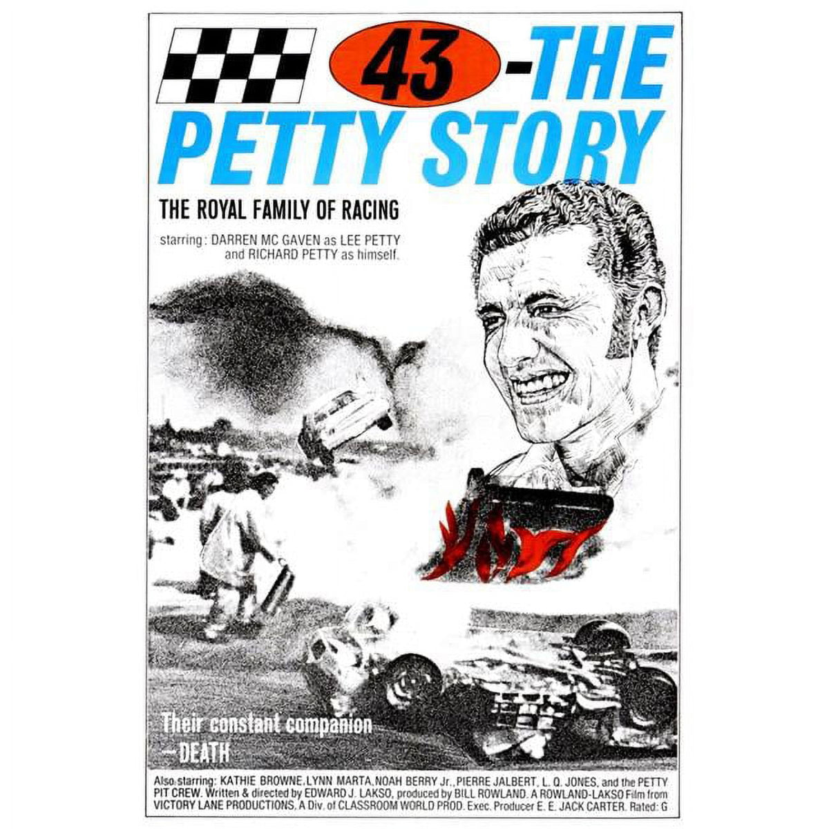 Richard Petty 43 Story (Smash-Up Alley) movie poster print
