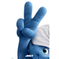 The Smurfs 2 Movie Poster Print featuring colorful characters in a whimsical design.