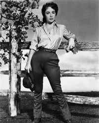 Classic photo print of Elizabeth Taylor, iconic Hollywood star.