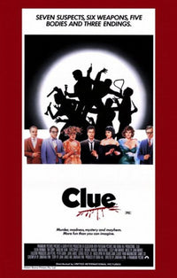 Clue Movie Poster 11x17 print featuring iconic design.