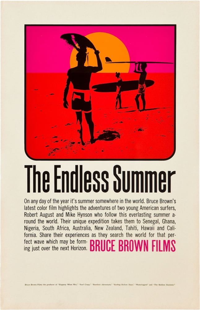 The Endless Summer 1966 Movie Masterprint Poster