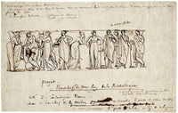 Relief of the Nine Muses poster print by David Humbert de Superville