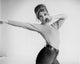 Jane Fonda dancing photo print, vibrant and iconic image.