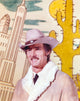 Dennis Weaver portrait photo print in brown jacket and hat