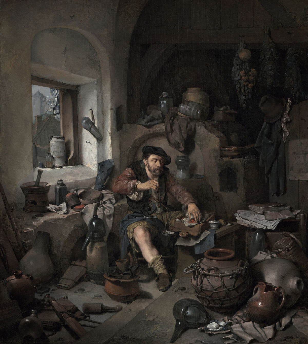 The Alchemist Poster Print showcasing vibrant colors and intricate details.