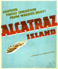 Alcatraz Island Window Card Movie Masterprint Poster 11x17