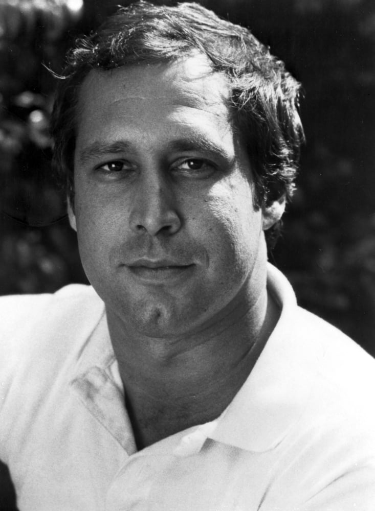 Chevy Chase classic photo print, ideal for movie lovers and collectors.