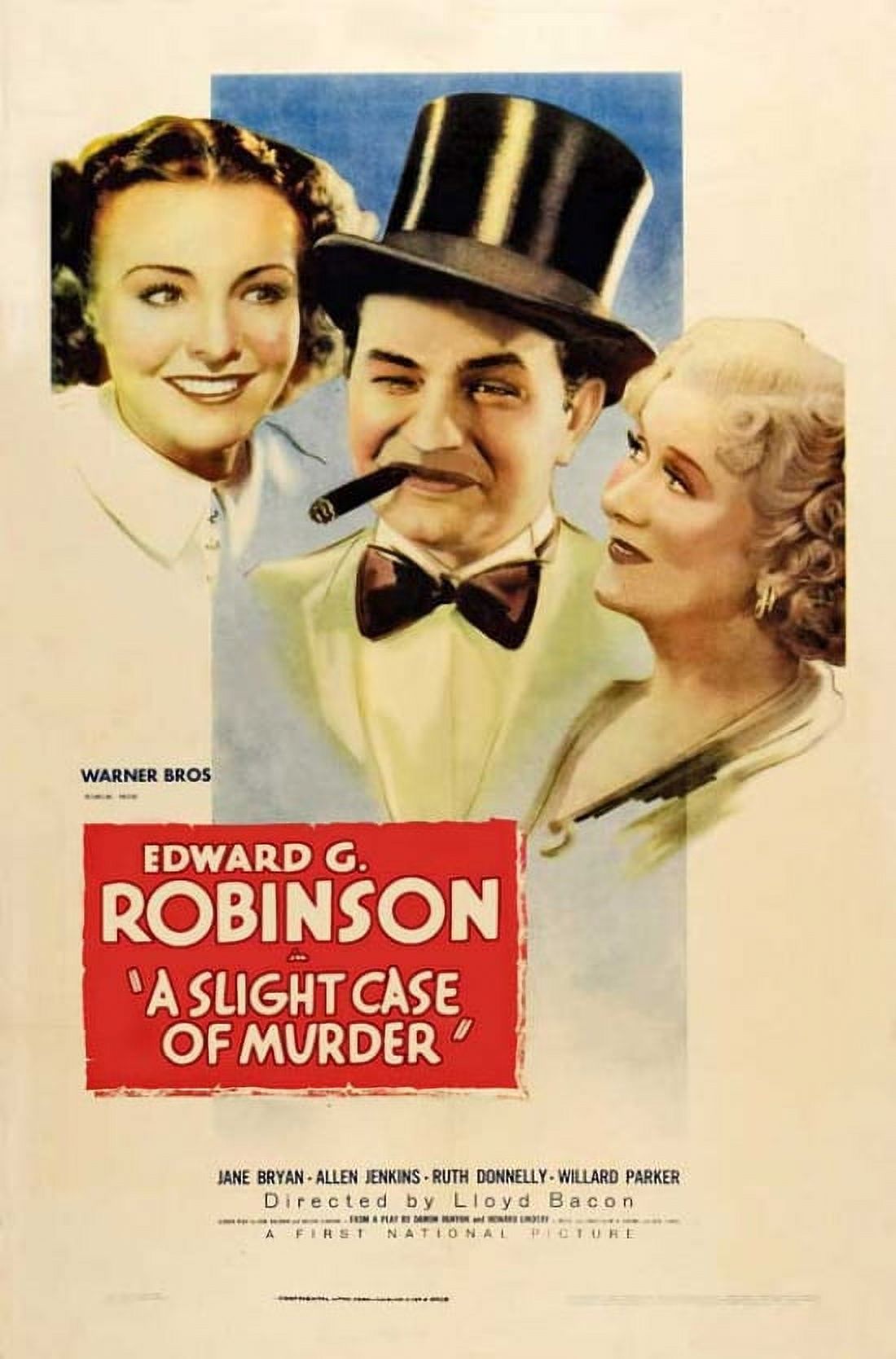A Slight Case of Murder Movie Poster 11x17 print