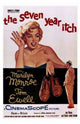 The Seven Year Itch Style A movie poster from 1955, 11x17 inches.