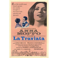 La Traviata Movie Poster Print 27x40 showcasing vibrant opera artwork.